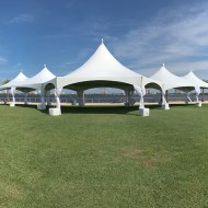 Hex Tent with 20' x 40' Tents