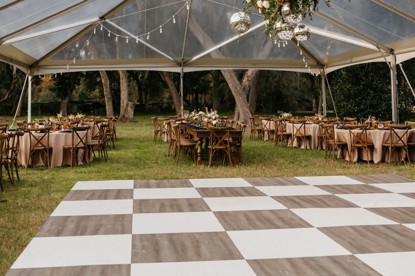 Smoked Oak & White Dance Floor