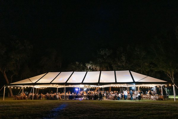 40' x 100' Clear Jumbotrac Frame Tent