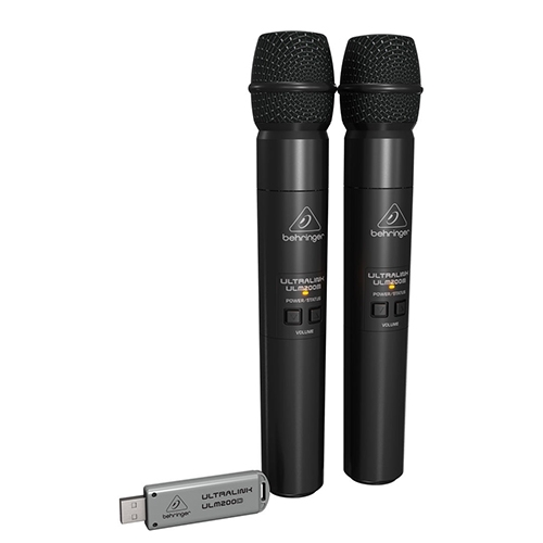 Two Wireless Microphones: ULM202-USB Europort