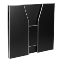 Portable Folding Bar: Black 4'