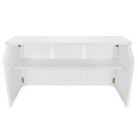 Portable Folding Bar: White 7'