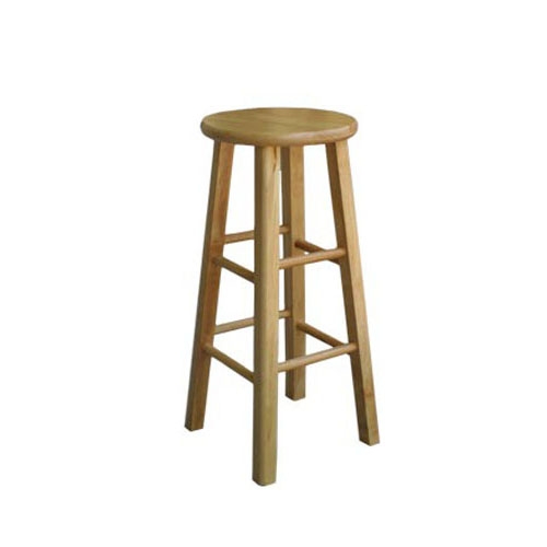 Bar Stool: Natural Wooden