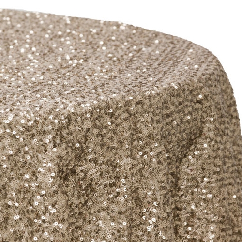 Tablecloth: Glitz Sequin Champagne