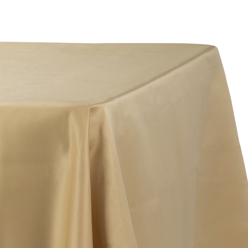Tablecloth: Lamour Satin Gold Antique