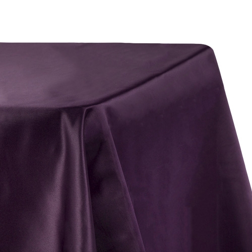 Tablecloth: Lamour Satin Plum