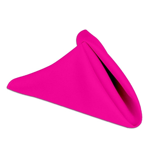 Napkin: Polyester Neon Pink