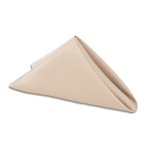 Napkin: Lamour Satin Champagne