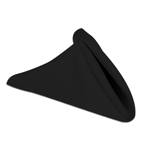 Napkin: Polyester Black
