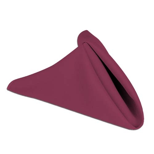 Napkin: Polyester Burgundy