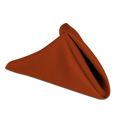 Napkin: Polyester Burnt Orange