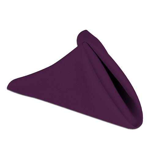 Napkin: Polyester Eggplant