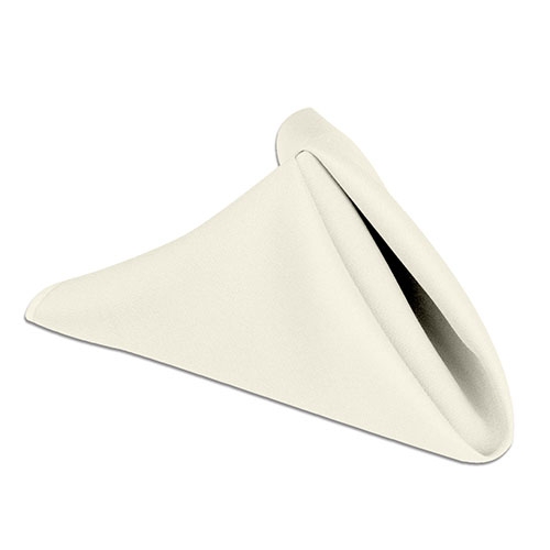 Napkin: Polyester Ivory