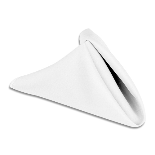 Napkin: Polyester White