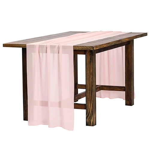 Table Runner: Chiffon Blush