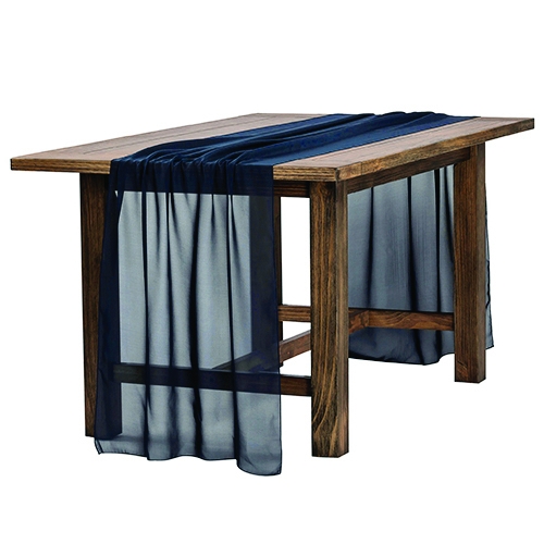 Table Runner: Chiffon Navy