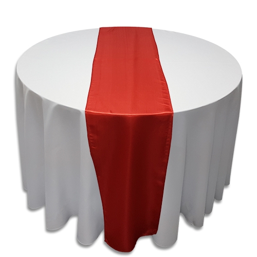 Table Runner: Satin Red