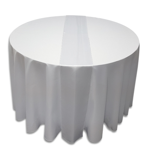 Table Runner: Satin White