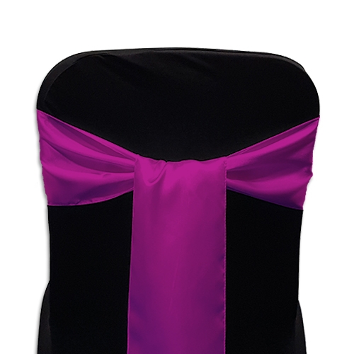Sash: Satin Fuchsia