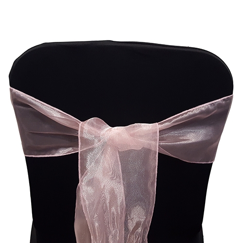 Sash: Organza Dusty Rose