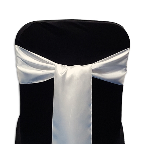 Sash: Satin Ivory