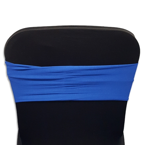 Chair Band: Spandex Royal Blue