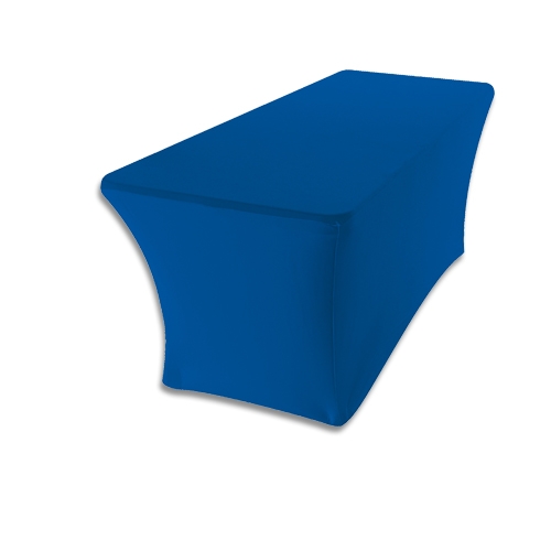 Tablecloth: 8' Banquet: Spandex Royal Blue