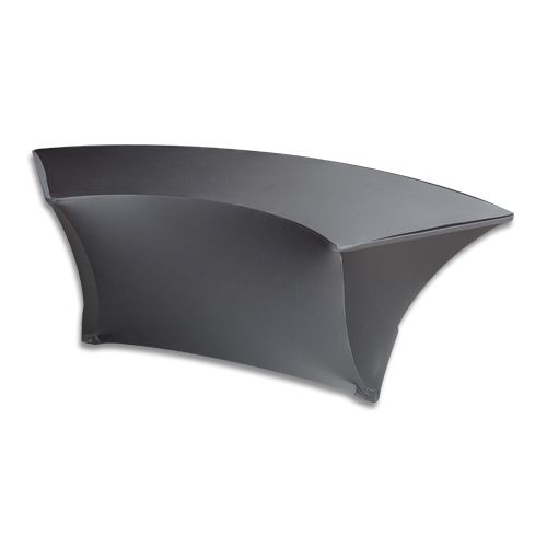 Tablecloth: 5' Serpentine: Spandex Black