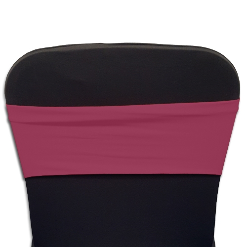 Chair Band: Spandex Burgundy