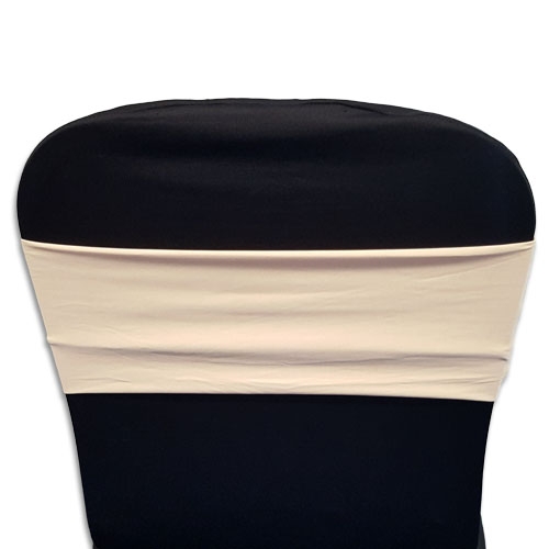 Chair Band: Spandex Champagne