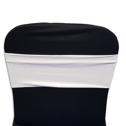 Chair Band: Spandex White