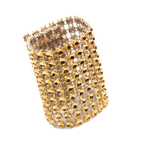 Chair Sash Slip/Napkin Ring: Gold
