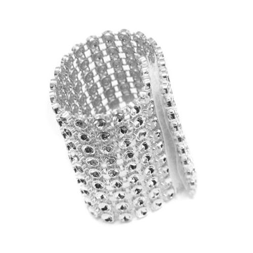 Chair Sash Slip/Napkin Ring: Silver