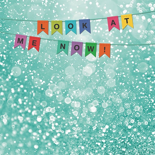 Visual Frame Backdrop: Look At Me Now 8' x 8'