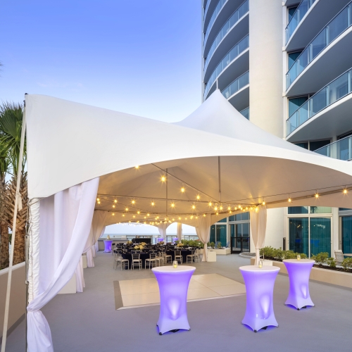 Tent Leg Drape & Sleeve