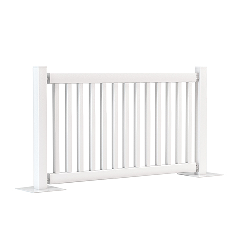 Crowd Control : Fence: White ModTraditional