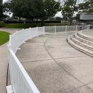 Fence: White ModTraditional 6'
