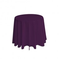ForSale/linTablecloth90_30Round_EggplantPoly_w
