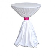 30 Inch Round Table: 42 Inch Height with Sash
