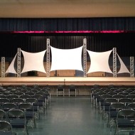 Truss with Spandex Stretch Screen