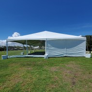 Jumbotrac Tent Walls: Solid or Clear
